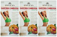Hyleys 100% Natural Slim Tea Garcinia Cambogia Green Tea 25 teabags PACK OF 3