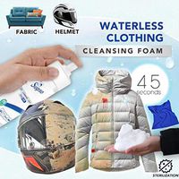 150ml Waterless Clothing Cleansing Foam with Cleansing Wipes, Rinse-Free Cleansing Spray, Household Stain Dry Remover Spray, Removing Stain for Carpet Sofas Quilt Down Jacket (150ml)