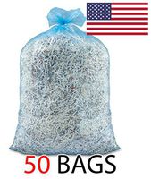 Ox Plastics 55 Gallon Recycle Bags, 36 X 52, 1.5 mil Strength, MADE IN USA (50, Blue)