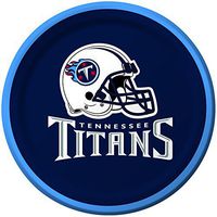 Creative Converting 8 Count Tennessee Titans Paper Dessert Plates
