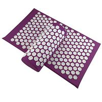 Lotus Acupuncture Massage Pads Back and Neck Pain Relief Acupressure Mat and Pillow Set Relieves Stress, Back, Neck, and Sciatic Pain