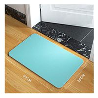 GHHZZQ Bathtub Mat Quick Drying Non-Slip Absorbing Water Diatomite Shower Room Foot Pad Bathroom Rugs, 5 Colors, 0.9 cm Thick, Multiple Sizes (Color : Green, Size : 39x60cm)