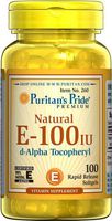 Puritan's Pride Vitamin E-100 iu 100% Natural-100 Softgels