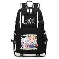 YOYOSHome Anime Miss Kobayashi's Dragon Maid Cosplay College Bag Bookbag 16'' Laptop Bag Daypack Rucksack Backpack School Bag (2)