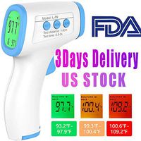 NIUTA. New Digital Medical Forehead and Ear Thermometer 8-in-1 Professional Infrared Temporal Fever Thermometer 1s Instant Accurate Reading for Baby Kids Adults Indoor Outdoor