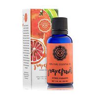 Woolzies 100% Pure & Natural Grapefruit Essential Oil 1 Oz | Refreshing, Stress Relieving, Cleansing, Mood Uplifting, Citrus Scent | For Diffusion/Internal/Topical | Aromatherapy Therapeutic Grade Oil