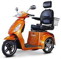 3-Wheel Scooter with Electromagnetic Brakes in Orange