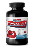 Testosterone Booster for Men - TONGKAT ALI Premium Complex - Muira puama - 1 Bottle (60 Tablets)
