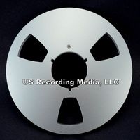 Open Reel Tape Aluminum Takeup Reel 1/4" X 10.5" DIAMETER Empty ATR AMPEX Quantegy Style by TME