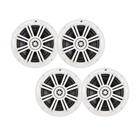 Kicker White OEM Replacement Marine 6.5" 4Ω Coaxial speaker Bundle - 4 Speakers