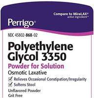 POLYETHYLENE GLYCOL 3350 4 oz Powder per Bottle