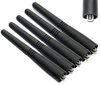 Set of 5 Stubby Antennas UHF for Motorola CP150 CP200D CP200XLS HT750 PR400 HT1250 PRO3150 HT1550