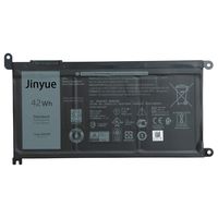 Jinyue New Laptop Battery for dell Inspiron 14 7000 5567 7560 7472 7460-d1525s 7368 7378 5565 Latitude 3488 3580 WDX0R