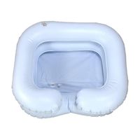 Ang Yishao Foldable Inflatable Portable Bed Shampoo Hair Washing Basin with Pump for Disabled, Elder People, Pregnancy, Post-Surgical Patient, Bed-Ridden Persons