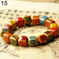 litymitzromq Bracelet Fashion Women Men Colorful Ceramic Beaded Charm Bracelet Accessory Jewelry Gift Handmade Wristband Braided Rope Cuff Bangle_15