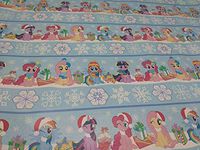 Christmas Wrapping Holiday Paper Gift Greetings 1 Roll Design Festive Wrap My Little Pony Snow