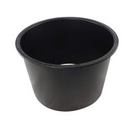 White Fish House Sleeve Ice Castle Shack Shanty Fishing Fishouse Hole Cover Round (Black)