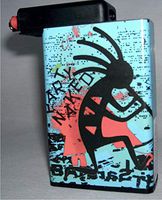 Cigarette Case with Built on Lighter Holder (Party Naked)