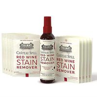 Chateau Spill Red Wine Stain Remover Spray Carpet Cleaner Spray Sofa Cleaner with Stain Remover Wipes (4 oz/120 ml Spray Bottle & 10 Wipes)
