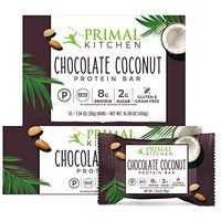 Primal Kitchen Chocolate Coconut Protein Bar, Keto Certified, 8G of Protein