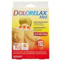 Dolorelax Med Heating Wraps for Neck, Shoulders and Wrist (Case of 2) [ Italian Import ]