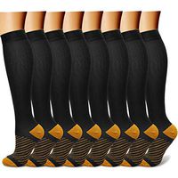 CHARMKING Compression Socks 15-20 mmHg is BEST Graduated Athletic & Medical for Men & Women Running, Travel, Nurses, Pregnant - Boost Performance Blood Circulation & Recovery(Large/X-Large,Assorted30)