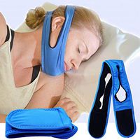 Anti Snoring Chin Strap Device - Snore Reducing Aids Sleep Solution - Adjustable Snore Reduction Straps for Men & Women (1)