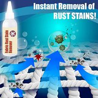 80ml Fabric Rust Stain Remover - Instant Stain Removal Liquid - Advanced Rust Decomposition Technology - Professional Stain Eliminator for Clothes - Spot Cleaner - Laundry Cleaning Boost (Clear)