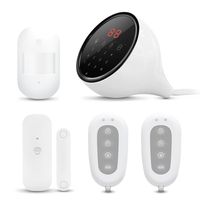 Smanos Home Alarm System Wireless - W100 Plug and Play WiFi Security Surveillance Alarms Systems DIY Kit with 1 Touch Panel