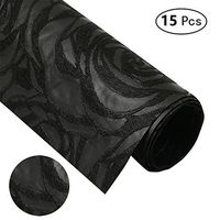 Zhi Jin Rose Veins Wrapping Paper Waterproof Art Colors Packaging Paper Set for Christmas Birthday 15 Sheets/Pack Purple