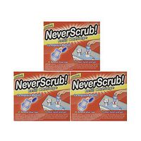 NeverScrub Automatic Toilet Bowl Cleaning System Refill Cartridge 1.65oz (3 Pack)