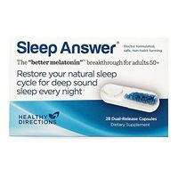 Dr. Wurtman’s Sleep Answer Delivers Time-Released, Low-Dose Melatonin That Helps You Fall Asleep, Stay Asleep, and Wake Up Refreshed (28 Dual-Dose Capsules)