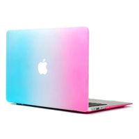 Case for Macbook Retina,Case for Macbook 13",Colorful Contrast Color Matte Surface Crystal Hard Shell Case Cover Protector for Macbook Retina 13.3" A1502 & A1425,Blue+Hot Pink