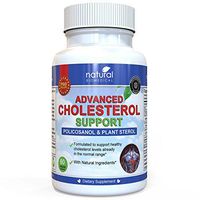 NATURAL BIOMEDICAL Cholesterol Support - to Naturally Help Regain Normal Cholesterol Levels - Contains Plant Sterols - Policosonal - Guggal - Niacin - Cayenne Pepper Powder & More