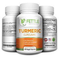 Tumeric Curcumin Turmeric Supplements Powder Capsules 1300mg Daily Dose 2 Month Natural Anti-inflammatory Supplements Antioxidant Supplements Veggie Caps Curcuma Longa Supplement Fettle Botanical