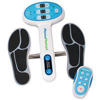AccuRelief Ultimate Foot Circulator with Remote - EMS Muscle Stimulator - for Neuropathy Pain Relief and to Reduce Swelling Legs and Feet