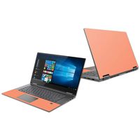 Mightyskins Skin Compatible with Lenovo Yoga 730 13" (2018) - Solid Peach | Protective, Durable, and Unique Vinyl Decal Wrap Cover | Easy to Apply, Remove, and Change Styles | Made in The USA