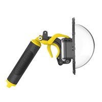 TELESIN 6 inches Dome Port Lens for GoPro Hero8 Black,Waterproof Housing Case Hand Floating Grip Trigger, Transparent Cover Underwater Diving Photography