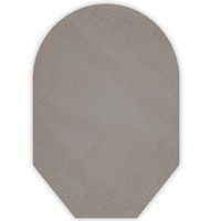 Solid Color Ostomy Pouch Cover Closed End (Grey)