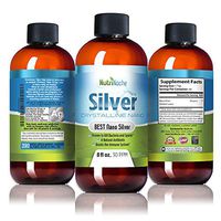 NutriNoche Colloidal Silver Mineral Liquid Supplement - Daily Immune System Support - Colloidal Nano Silver 30 PPM (8 Ounces)