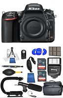 Nikon D750 DSLR Camera (Body Only) Black 1543 (USA) - Full Accessory Video Bundle Package Deal