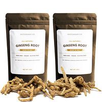 SB Organics Ginseng - Wisconsin Farmed Ginseng Root - Vegan, Non-GMO, Gluten Free Herb - 8 oz.