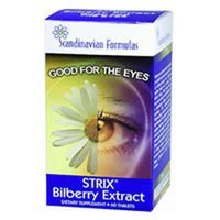 Scandinavian Formulas Strix Bilberry Extract 60 cap ( Multi-Pack)