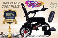 Lightweight Motorized Electric Power Wheelchair Scooter, Remote Control, New 2020 Folding, FDA Approved and Aviation Travel Safe, Heavy Duty, Mobility Motorized Powered Electric Wheelchair (Black)