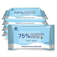 Alcohol wipes,Disinfectant Wet Wipes, 6-Pack 10-Sheets Sanitizing wipes Alcohol Prep Pads, Wipes Cleanser Universal for Hands, Phones, Notebook