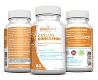Organic Ceylon Cinnamon (3-Month Supply) – Blood Sugar Support, Reduce Inflammation and May Promote Natural Weight Loss
