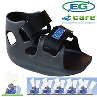 Eg Care® Cast Boot Shoe- Ergonomic Curved Sole/Easy Walker (S (~ US 4))