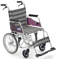Wheelchair Medical Equipment Aluminium Self Propelled with Brakes, Folding Size 842786cm, Portable, Suitable for Elderly Handicapped and Disabled Users Wide Wheelcha