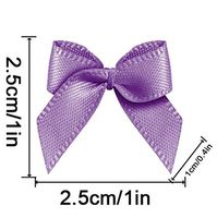 20 Color Pre-Tied Iris Satin Gift Bows (Pack of 50)