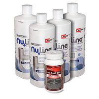(4)-Pack, AC Line Drainline Buildup Remover Air Conditioner Condensate, 32 Ounce Bottle Plus (100) ProTreat PT-151